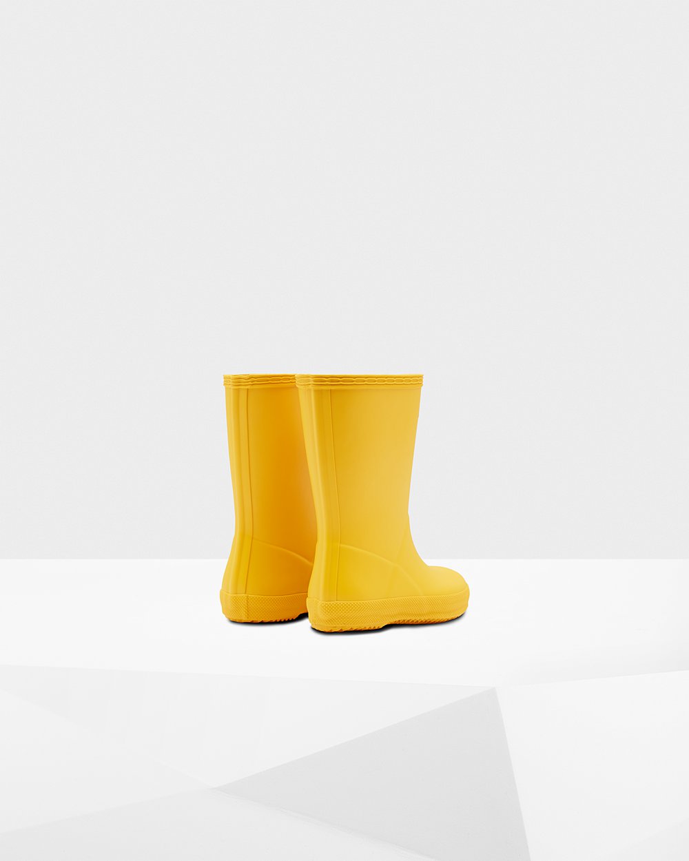 Kids Rain Boots - Hunter Original First Classic (45ZMHBDWT) - Yellow